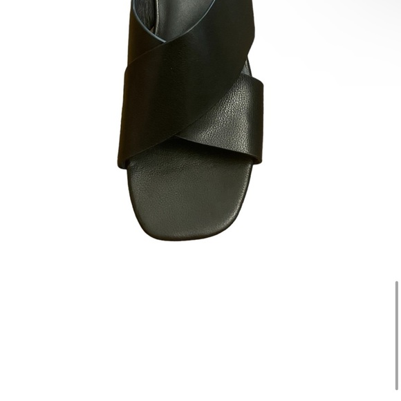 CHARLOTTE STONE Amos Low Heel Clog Sandals Black